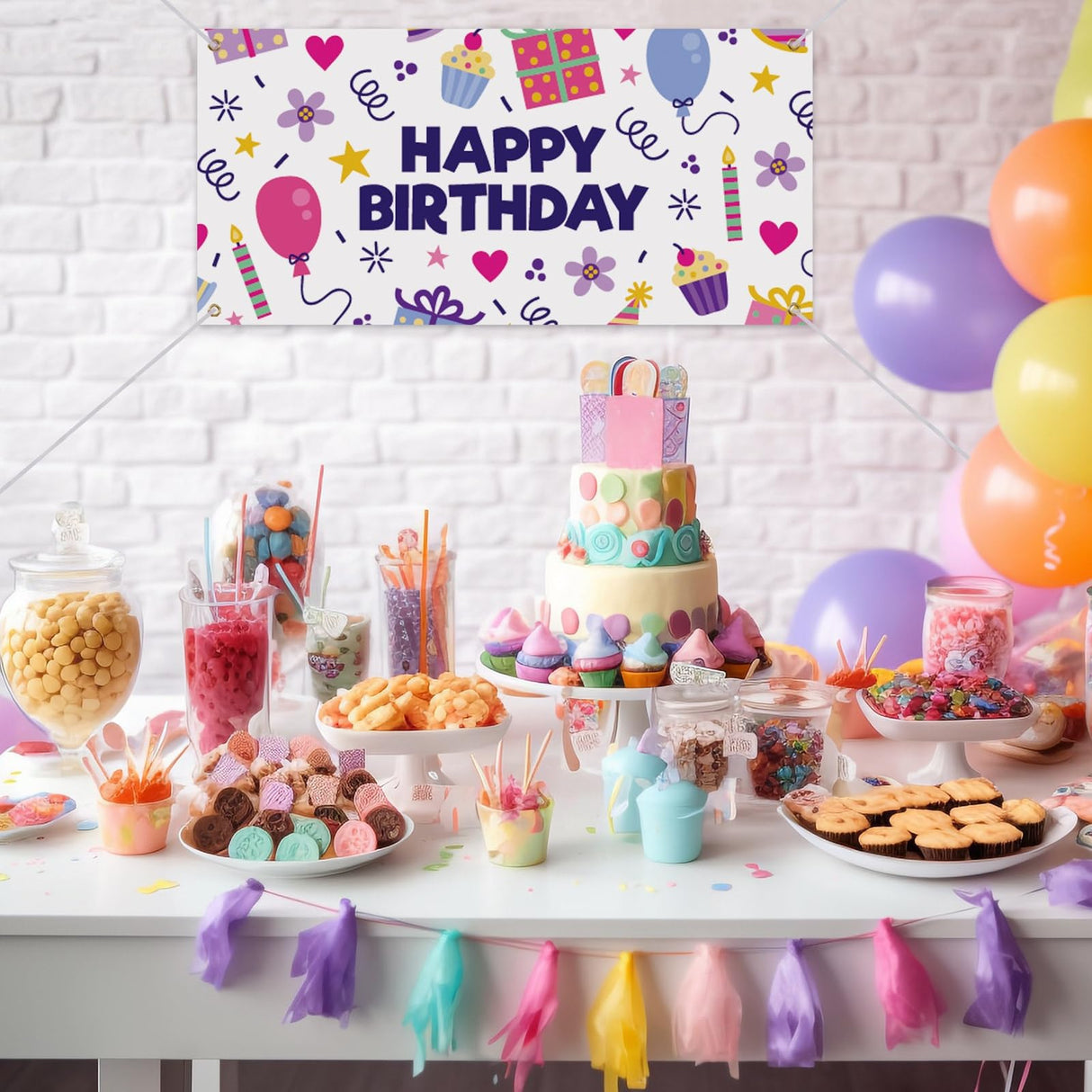 2 Pcs Sublimation Banner blank banners to decorate vinyl，2x4 Ft Polyester Oxford Cloth Blank Banner Signs with Hanging Ropes DIY Banner Sign for Business Office Supply for School Wedding Birthday GEKIXUTP