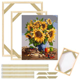 YOKSAS Frame for 30x40cm Diamond Art Painting - Wood Canvas Stretcher Bars - 9.8 x 13.8 inch Canvas Frame Assembly Kit YOKSAS