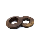 WALNUT COFFEE Handmade Origami Coffee Dripper Holder, Pour Over Coffee Stand, Walnut Wood Holder for Origami Dripper S M (Curve) WALNUT COFFEE