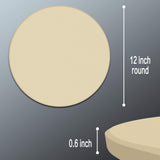 VIKEYHOME Round Pizza Stone, Heavy Duty Cordierite Pizza Grilling Stone, Baking Stone, Pizza Pan, Perfect for Oven, BBQ and Grill, Thermal Shock Resistant, Durable and Safe, 12 Inch Round, 4.6Lbs VIKEYHOME