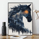 xcemhil Horse Paint by Numbers Kit for Adults, Horse Painting by Numbers, Adult Paint by Number Kits Suitable for Gifts and Interior Decor 16x20 Inch xcemhil