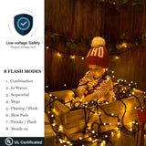 Christmas LED String Lights 82FT 1000 LEDs Christmas Tree Decoration Lights - Outdoor Waterproof Christmas Twinkle Fairy Lights for Garden Patio Xmas Wedding Party Holiday - Warm White Novtech