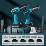 3 in 1 Handheld Car Vacuum Compatible with Makita 18V Battery with 21000pa Strong Suction, Handheld Vacuum Cordless & Blower with 200W Brushless Motor, Mini Vacuum Cleaner for Car, Home (No Battery) YOWMOFT