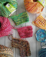 YarnArt Jeans Tropical – Variegated Cotton Acrylic Blend Yarn, 50g (1.76 oz), 174 yds – Soft, Durable & Lightweight Fine Yarn for Amigurumi, Crochet, Knitting & DIY Projects (612) YarnArt