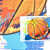 Usotob 1000 Piece Jigsaw Puzzles for Adults and Children, Sports Basketball Puzzles Thick, Sturdy Pieces - Perfect for Family Fun usotob