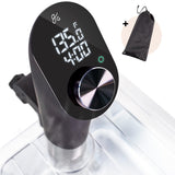 Greater Goods Kitchen Sous Vide Machine - Precision Cooker, Immersion Circulator, Brushless Motor, 1100 Watts (Onyx Black) Greater Goods