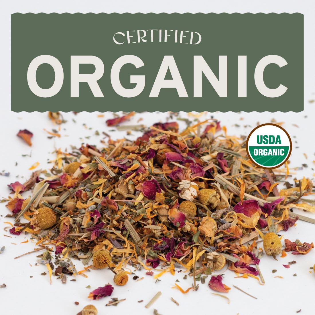 Sassafras & Pumpernickel Certified USDA Organic Chicken Nesting Herbs (16 oz, 1 Pound Bulk Bag) Aromatic Herbs for Coops and Nest Boxes, Nesting Herbs for Chicken coop, coop Refresher for Chickens Sassafras & Pumpernickel