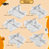 ZQYSING Halloween Ghost Candle Molds for Candle Making, 6 PCS Different Shapes Cute Spooky Silicone Molds for Candles Wax Soap Clay Plaster Epoxy Resin Home Decorations ZQYSING