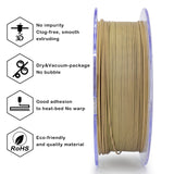 ZIRO 3D Printer Filament,Matte PLA Filament 1.75mm,Multicolor Rainbow PLA Filament,1KG/2.2lb,Wood Grain ZIRO