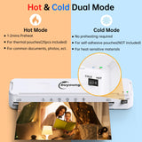 Buyounger Laminator Machine, A3 Laminator Machine with 30 Laminating Sheets, 13 Inch Laminating Machine with Fast Warm-up for A3/A4/A5/A6, Thermal and Cold 11X17 for Home School Office Buyounger