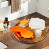 11.5 Inches Round Wood Tray,Coffee Table Tray for Home Decor, Acacia Wooden Serving Tray, Decorative Tray for Kitchen Dining Room,Candle Tray Appetizer Charcuterie Board,Tablas de Madera para decorar Misecrisa