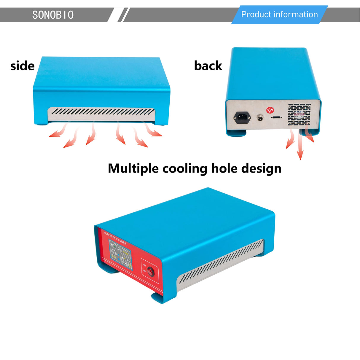 SONOBIO Ultrasonic Cutter/Ultrasonic Knife /25kHz Laboratory Industrial Ultrasound Cutting Knife Machine for Plastic & Nomex honeycomb SONOBIO