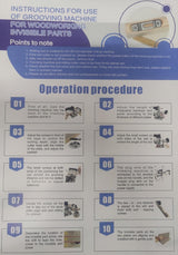 Mortise and Tenon Jig Tools for Woodworking Routers, Tenon Cutter, Mefape Manual Mortising Machine, Invisible Slotting Machine Jig Stand, 3-Axis Guide Rail for Adjust Trimming Length and Width Mefape