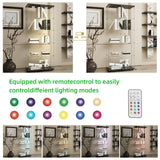 74.8" Tall Glass Display Cabinet with LED Lights, Curio Glass Cabinet with 5 Shelves with 2 Door, Quick-Install Style Floor Standing Bookshelf File Cabinet for Home Office Kootlena