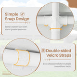 Greesum 10x30 Outdoor Canopy Tent, Patio Gazebo, for Party Wedding BBQ Events with 8 Side Removable Walls, Waterproof Canopies, White Greesum