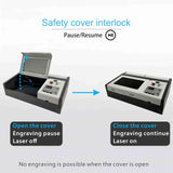 ANKZONE 40w Laser Engraver (8" X 12"),Cutting Wood,Acrylic,Decor& More. Desktop CO2 Laser Engraver & Cutter for Beginners with DIY Design,Air-Assisted, Honeycomb Panel ANKZONE