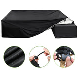 ESSORT Patio Furniture Covers, Extra Large Outdoor Furniture Set Covers 124"x63"x29" Waterproof, Rain Snow Dust Wind-Proof, Anti-UV, Fits for 10-12 Seats ESSORT