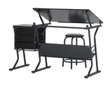 SD STUDIO DESIGNS Eclipse Craft Center in Black / Black 13365 SD STUDIO DESIGNS
