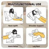 UUluhao Triangular Wedge Pillow Headboard Blush Pink Bed Rest Reading Pillow Twin Wedge Pillow for Headboard Daybeds and Bunk Beds,39 * 7.87 * 19.68in UUluhao