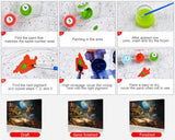 TUMOVO DIY Paint by Numbers for Adults Books, Acrylic Paint by Numbers Kits on Canvas Castle, Oil Hand Painting Botanic, Paint by Numbers Kit for Adults Gift Home Wall Decor 16"x20"(Frameless) TUMOVO