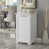 OLD CAPTAIN Tilt-Out Laundry Sorter Cabinet/Wooden Tilt Out Trash Cabinet, with Negative ion and deodorizing Function to Ensure The Cleanliness of The Kitchen Trash can(White)… OLD CAPTAIN