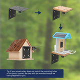 Smart Bird Feeder Pole - (32-92 Inch) Adjustable Bird House Pole Compatible with Bird Buddy, Bluebird House and Variety of Smart Birdhouse Styles, Heavy Duty Bird Feeder Stand Mount Kit(1) AYIXITIELU