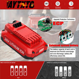 AYTXTG 2Pack 3.5Ah 20V Lithium Battery Replacement Craftsman 20V Battery CMCB202 CMCB202-2 CMCB204 CMCB204-2 Craftsman V20 Battery + CMCB104 V20 Battery Portable Charger AYTXTG