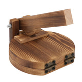 DOITOOL Wood Tortilla Press, Dumpling Skin Maker Presser Traditional Wood Dough Presser Tortilla Sope Maker, Heavy Duty Corn Tortilla Machine DOITOOL