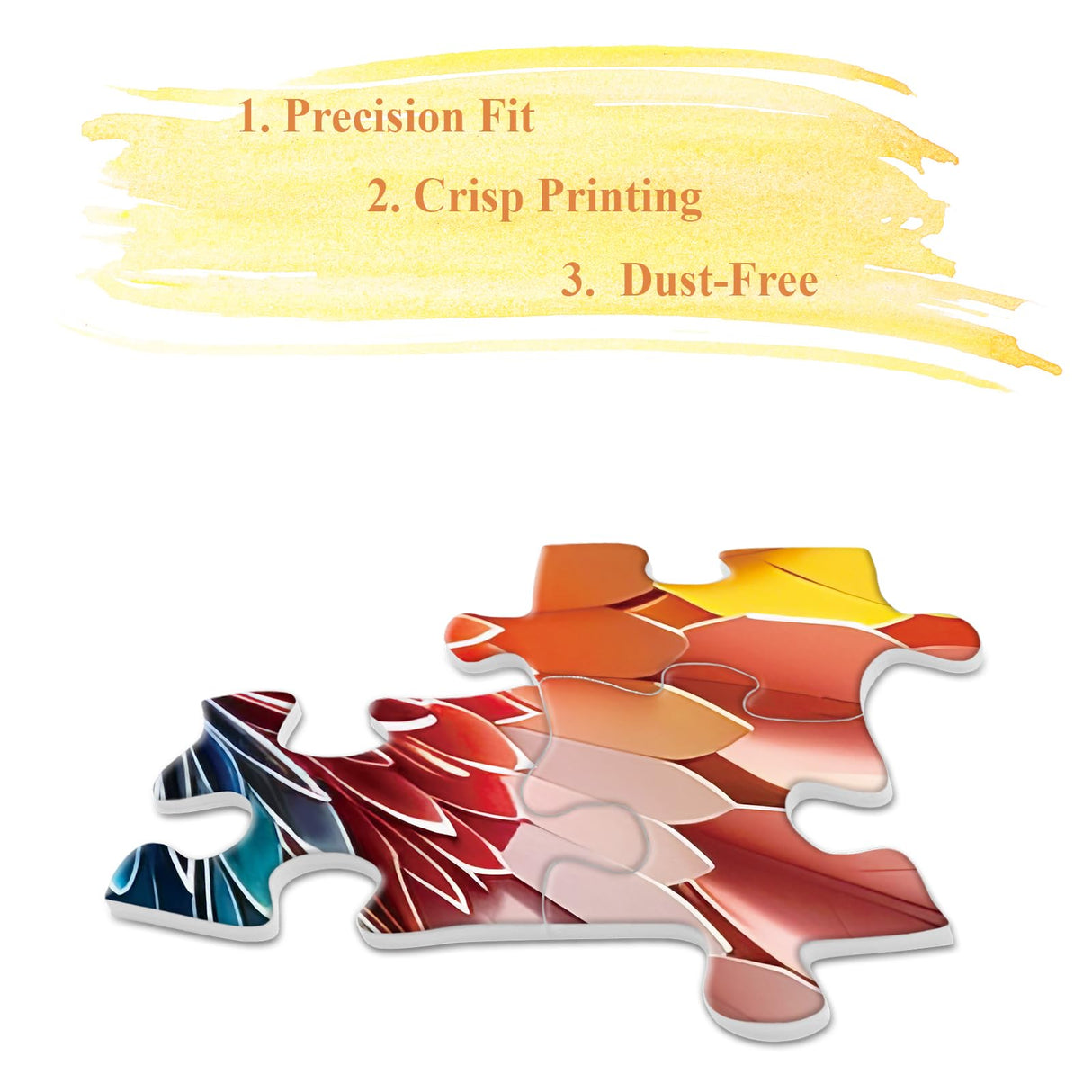 Gradient Color Puzzle for Adults 1000 Pieces, Rainbow Mandala Jigsaw Puzzles, Colorful Papercut Art Puzzle BBOLDIN