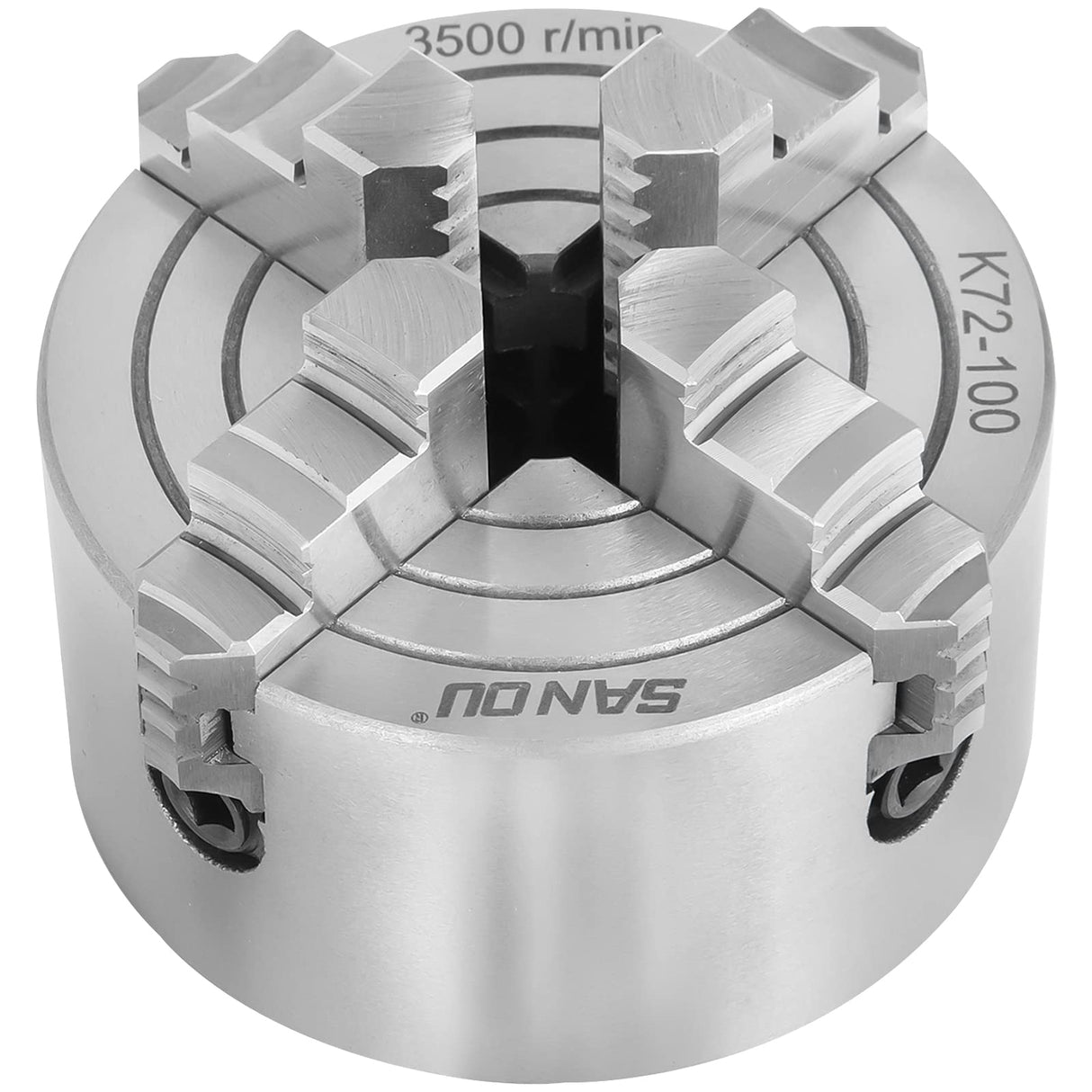 Mophorn K72-100 Lathe Chuck 4 Inch 4-Jaw,Lathe Chuck Independent Reversible Jaw,Metal Lathe Chuck Turning Machine Accessories,for Lathes Machine VEVOR