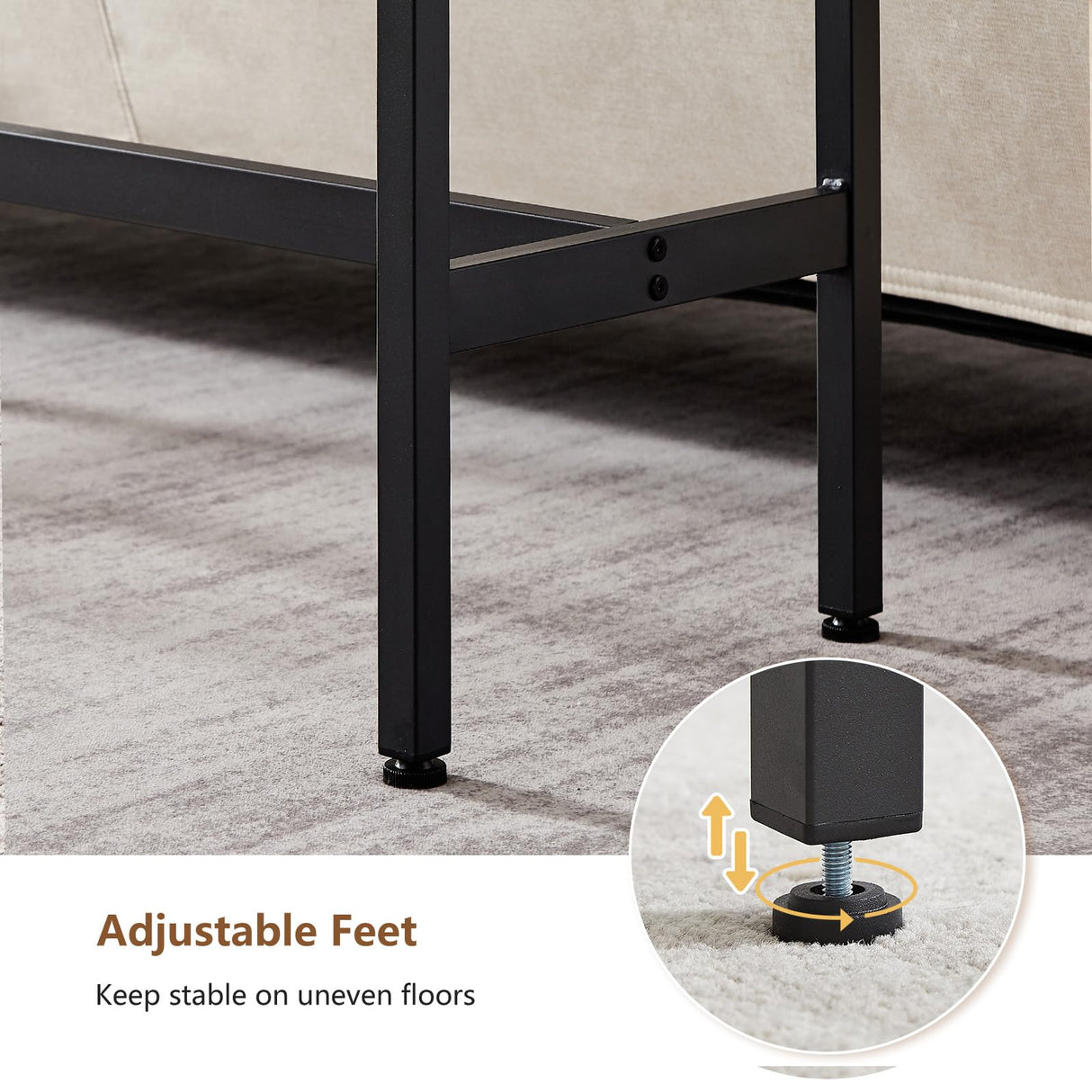 Tatub Industrial Bar Table and 2 Stools Set with PU Upholstery, Rustic Brown Finish Tatub