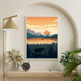 6 Packs Paint by Numbers for Adults Beginners, National Park Painting by Number Kits on Canvas Without Frame, Yellowstone Grand Teton Yosemite Lanscape Craft Arts for Home Wall Decor 9.8x13.8inch HOIYLDS