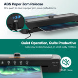 Assark Laminator Machine A3 with 50 Laminating Sheets, Laminator Thermal and Cold with Paper Trimmer Corner Rounder, High-Speed Jam-Free, Low-Noise 13-Inch Laminating Machine Assark