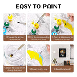 Paint by Numbers Kit for Adults - Majestic Lion Art, DIY Oil Painting Kit for Animal Lovers, Creative Craft for Home Decor & Gift Generic
