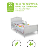 Delta Children Bennett Wood Toddler Bed - Greenguard Gold Certified, Bianca White Delta Children