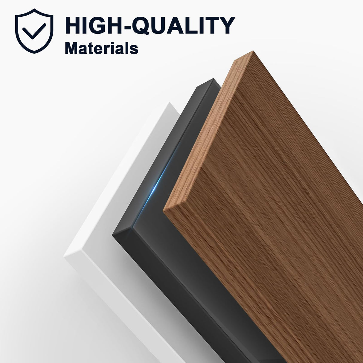 Tatub 6 Drawer Dresser for Bedroom, Black Dressers & Chests of Drawers with LED Light and Handle Free Drawers, Led Dresser for Living Room Tatub