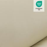 MCombo Dual Motor Small Power Lift Recliner Chair for Elderly, Lay Flat Lift Chair with Heat and Massage, Petite Lift Chair, Cup Holders, Faux Leather 7893 (Cream White, Small) MCombo