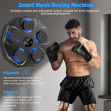 TGLLM Music Boxing Machine, Interactive Punching Trainer with Boxing Gloves, Large Size Wall Mounted Electronic Boxing Target for Adults Kids, 9 Modes & 9 Speeds TGLLM