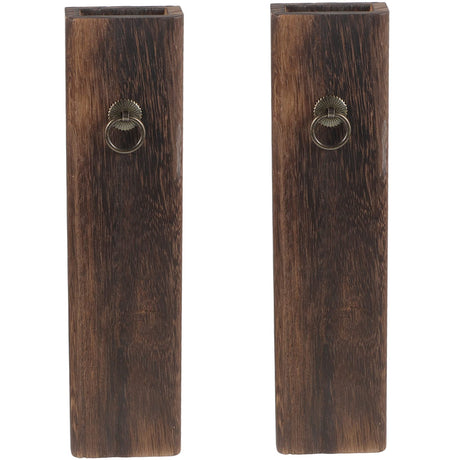 ORFOFE Wooden vase Floral Art vase Wall Plant Holder Wall Decoration vase Hanging Plant Wall Planter Wall Mounted Wood Wall Pocket vase Pine Wood Wall-Mounted ORFOFE