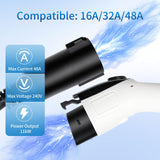 WenStorm 48A 20ft J1772 EV Extension Cable, Level 2 EV Charger Extension Cord, Heavy-Duty 240V EV Extension Cable for Fast Charging WenStorm