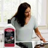 Weiman Non-Abrasive, No Scratch Induction Glass Ceramic Stove Cooktop Heavy Duty Cleaner and Polish, 20 Ounce Weiman