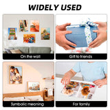 CHONOVO 10 Pcs Sublimation Photo Blanks 10x12 Inch Metal Sublimation Sign Blanks Aluminum Sublimation Blank DIY Photo Sign Wall Frame Poster for Living Room Bedroom White(Thickness 0.45mm) CHONOVO