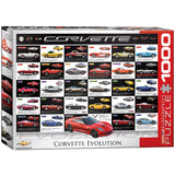 EuroGraphics Corvette Evolution Jigsaw Puzzle (1000-Piece) , Blue EuroGraphics