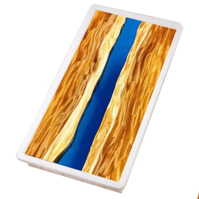 KONBANZE Epoxy Resin molds, River Table Reusable Molds, molds for Resin, Resin Supplies for DIY use, Solid Casting Epoxy Resin Mold for River Table, Resin deep Pouring Projects (23''×15'')