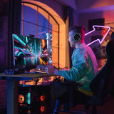 ExaDesk 48 * 24 Inches Electric Standing Desk, Adjustable Height Sit Stand Up Desk with 3 Memory Presets, Motorized Home Office Computer Gaming Workstation Desk, Espresso ExaDesk