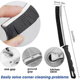 Crevice Cleaning Brush,New Multifunctional Cleaning Brush Tool, Bathroom Gap Brush, Home, Kitchen, Bathroom, Window, Vehicle, Faucets, Toilet,6Pcs AUDELN