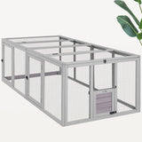 MEDEHOO Large Chicken Coop Run Extension-Durable Chicken Enclosure for Chicks, Ducks, Rabbits(20.73 Ft²) MEDEHOO