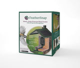 FeatherSnap Scout Wi-Fi Solar Powered Smart Bird Feeder - Automatically Captures HD Pictures and Videos! Best Gift for Bird Watchers! Dual Seed chamber - Feather Snap FeatherSnap