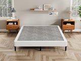 AROMUSTIME 5 Inch Box Spring Queen Low Profile Black Heavy Duty Metal Mattress Foundation/Easy Assembly/Non-Slip/Noise Free/Easy Clean Fabric Cover AROMUSTIME