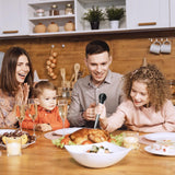 Auzeuner Turkey Baster for Cooking, Turkey Baster Large, Stainless Steel Turkey Baster Syringe, with 2 Marinade Injector Needles and Brush for Cooking, Black Auzeuner